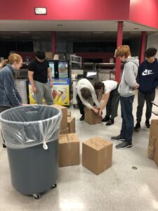Fruit & Nut Sale -Filling Boxes